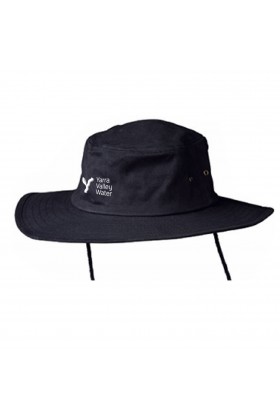 Wide Brim Hat (Navy) with YVW logo